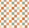 Beck Geometric Removable Wallpaper in Terracotta Sage and Cream