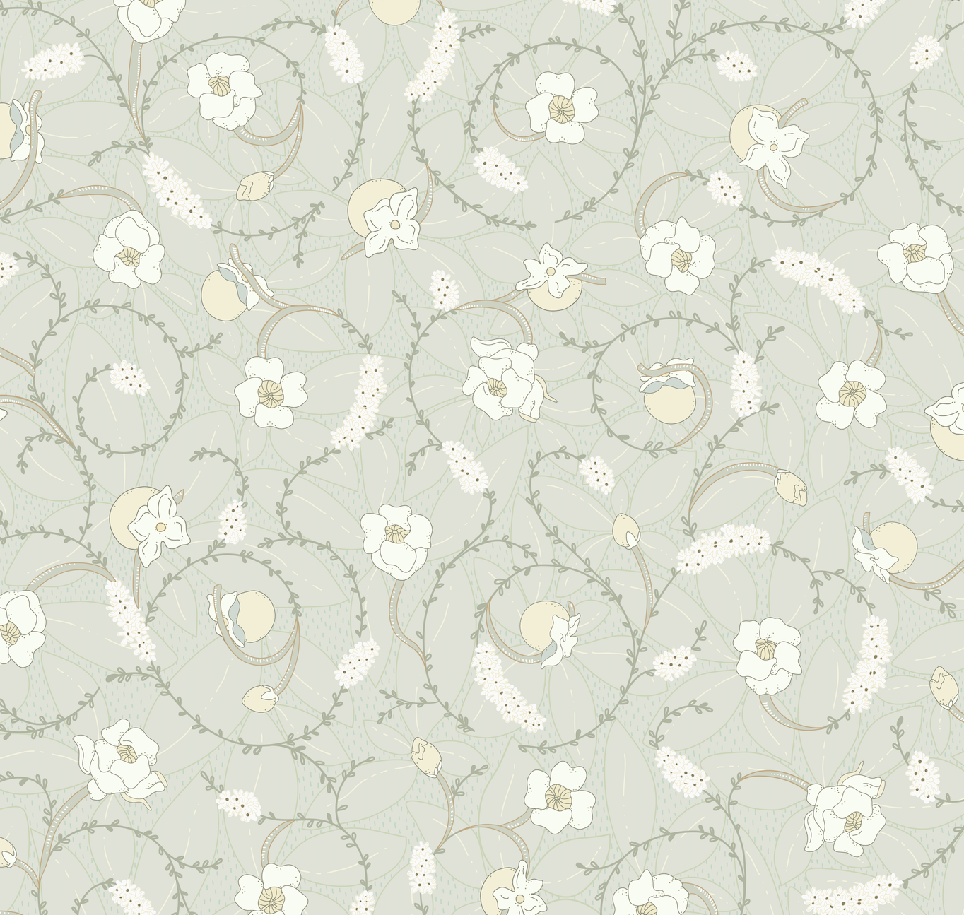 Linnea Removable Peel and Stick Wallpaper by Grateful Artsy Soul