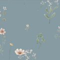 Marta Floral Removable Wallpaper in Blush Pink and Sage Green