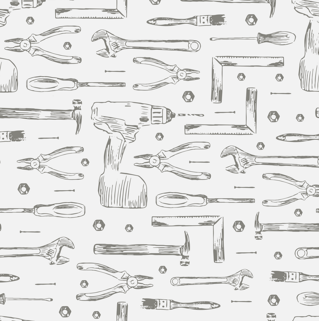 Dewalt Geometric Removable Wallpaper - Teal, Sage & Soft-Pink