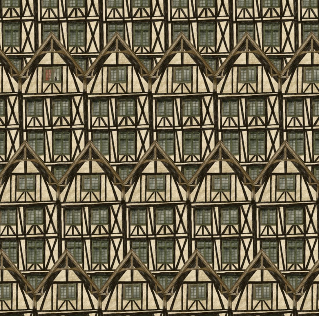 John Geometric Removable Wallpaper in Terracotta and Cream