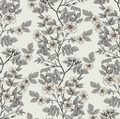 Shia Floral Removable Wallpaper - Vintage Botanical Red & Sage