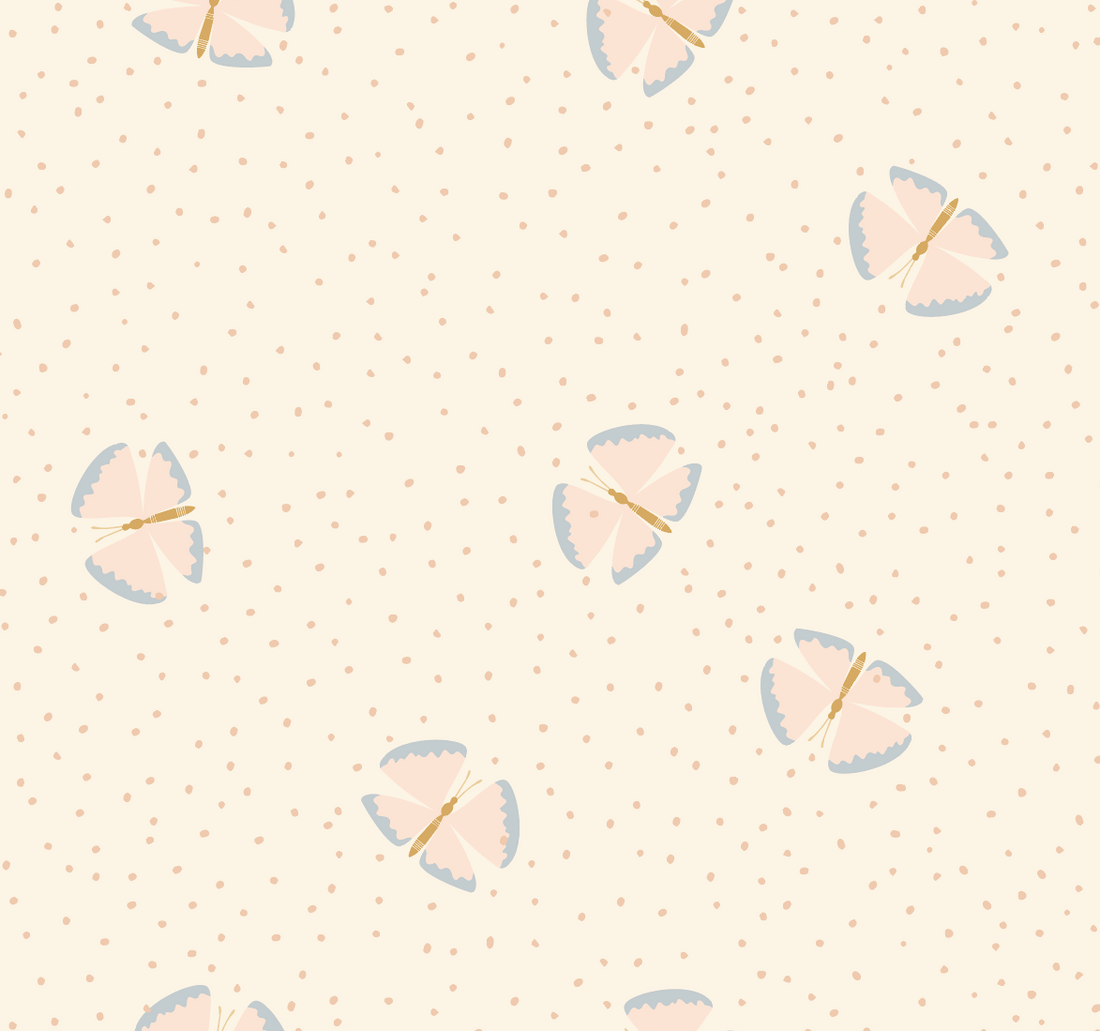 Lola Abstract Removable Wallpaper in Blue, Green, Pink, and Gold