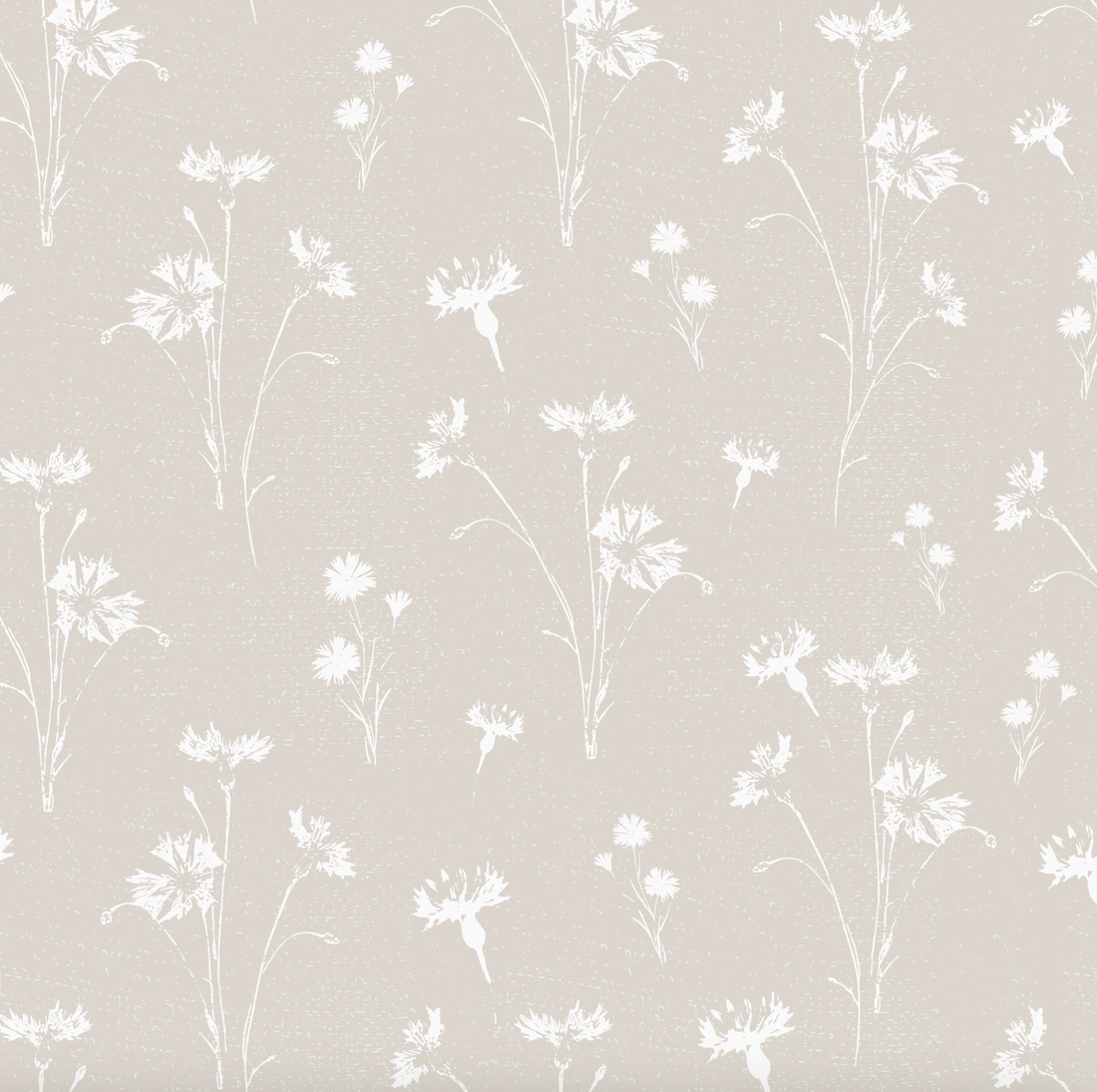 Madison Floral Dusty-Rose and White Removable Wallpaper