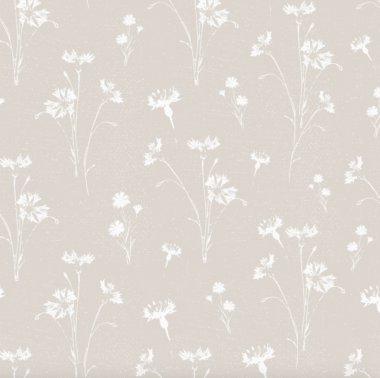 Madison Floral Dusty-Rose and White Removable Wallpaper
