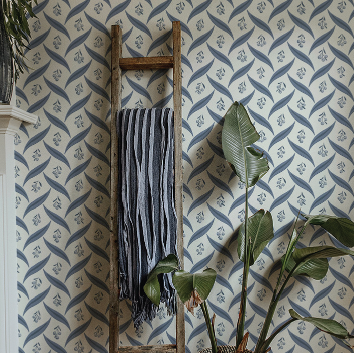 Close up detail of Campbell Wallpaper by Hufton Studio
