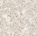 Artemis Removable Wallpaper in Beige, Ochre-Yellow and Brown