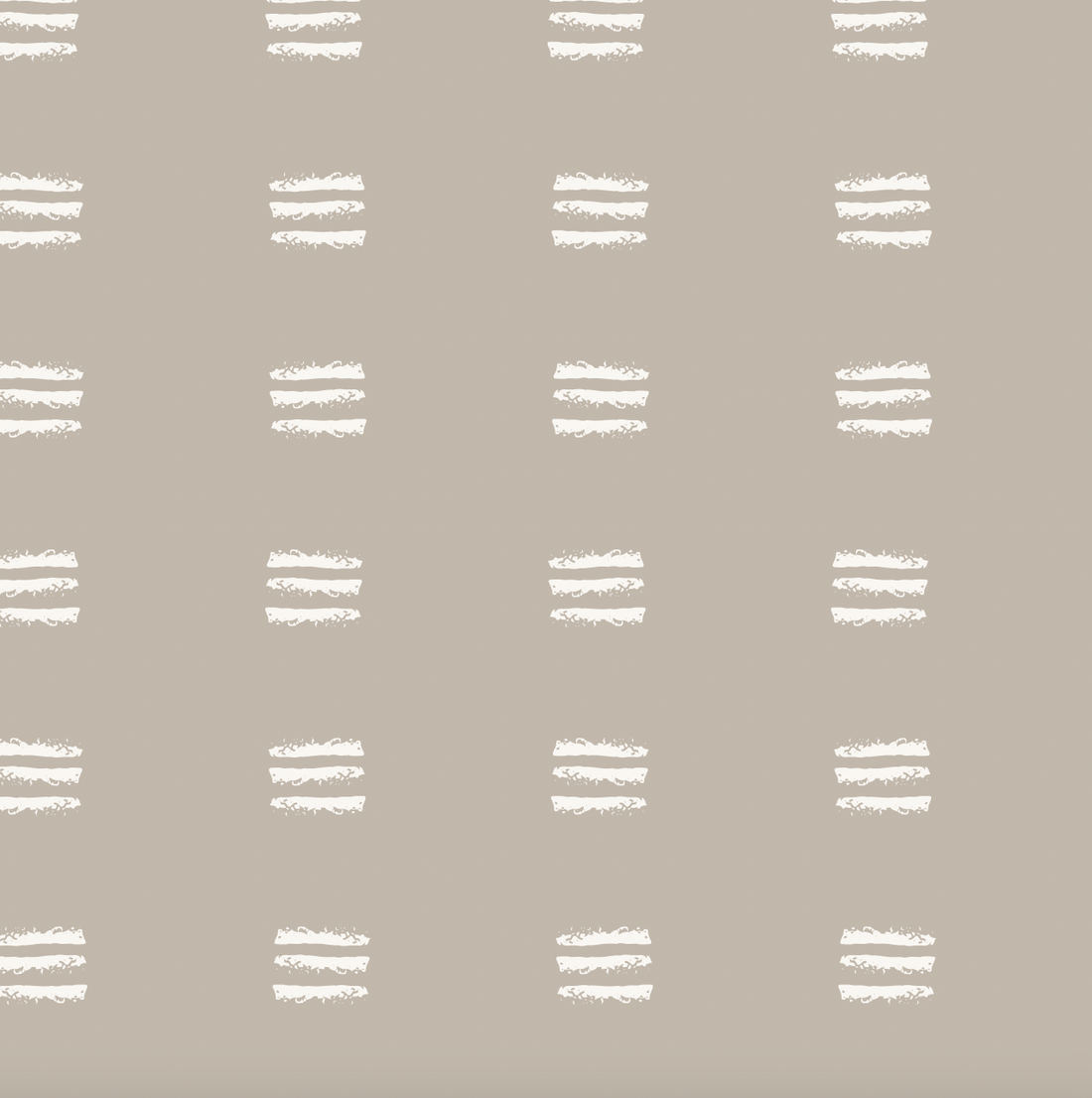 Jasper Geometric Taupe and Off-White Removable Wallpaper