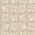 Francine Vintage-Inspired Floral Wallpaper - Light Blue & White