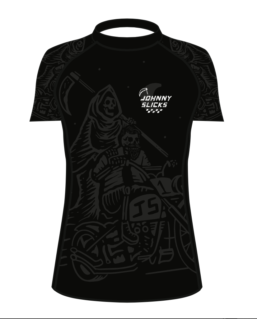 Men's Short Sleeve Rashguard No One Here Graphic - Image 2