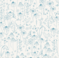 Melody Floral Wallpaper: Romantic Vintage Botanical Wall Art