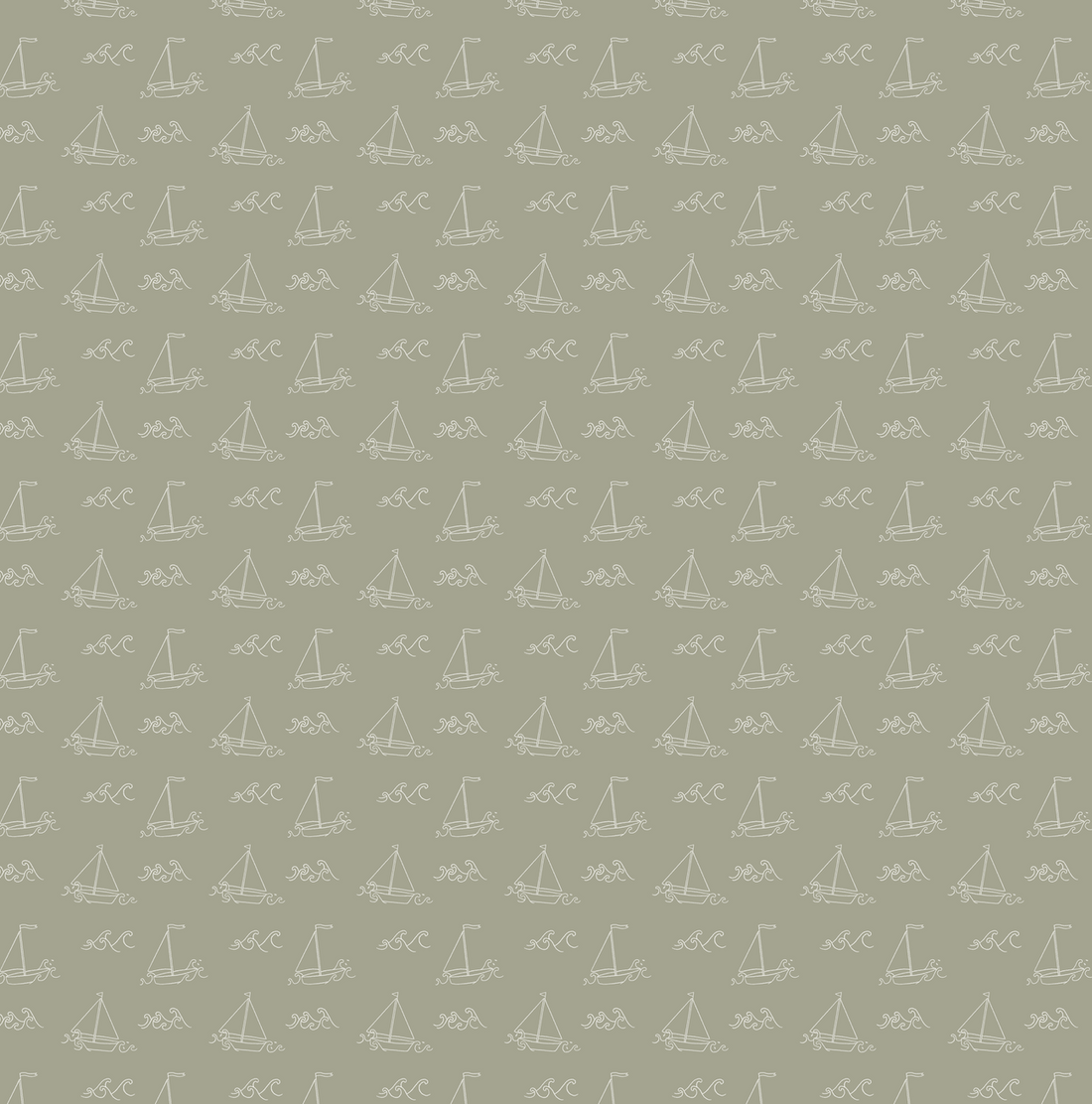 Conrad Removable Wallpaper in Blue and White Coastal Style