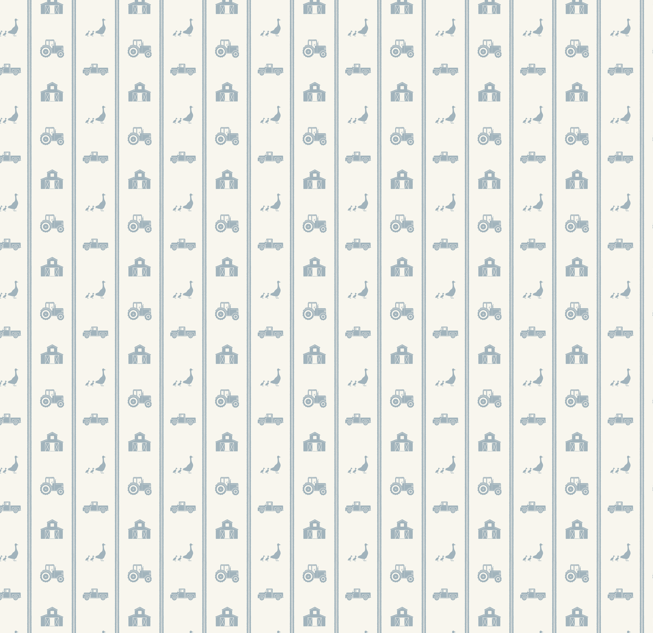 Charlie Geometric Wallpaper - Sage-Green & White Farmhouse