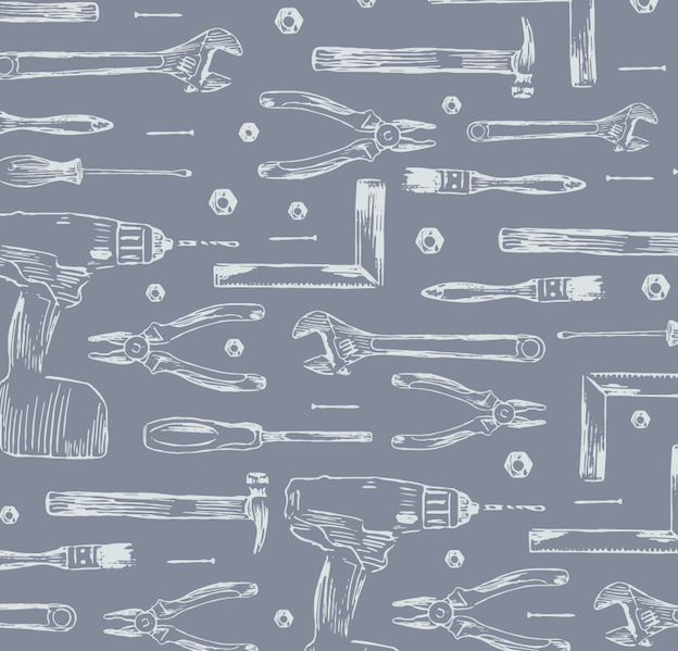 Dewalt Geometric Removable Wallpaper - Teal, Sage & Soft-Pink