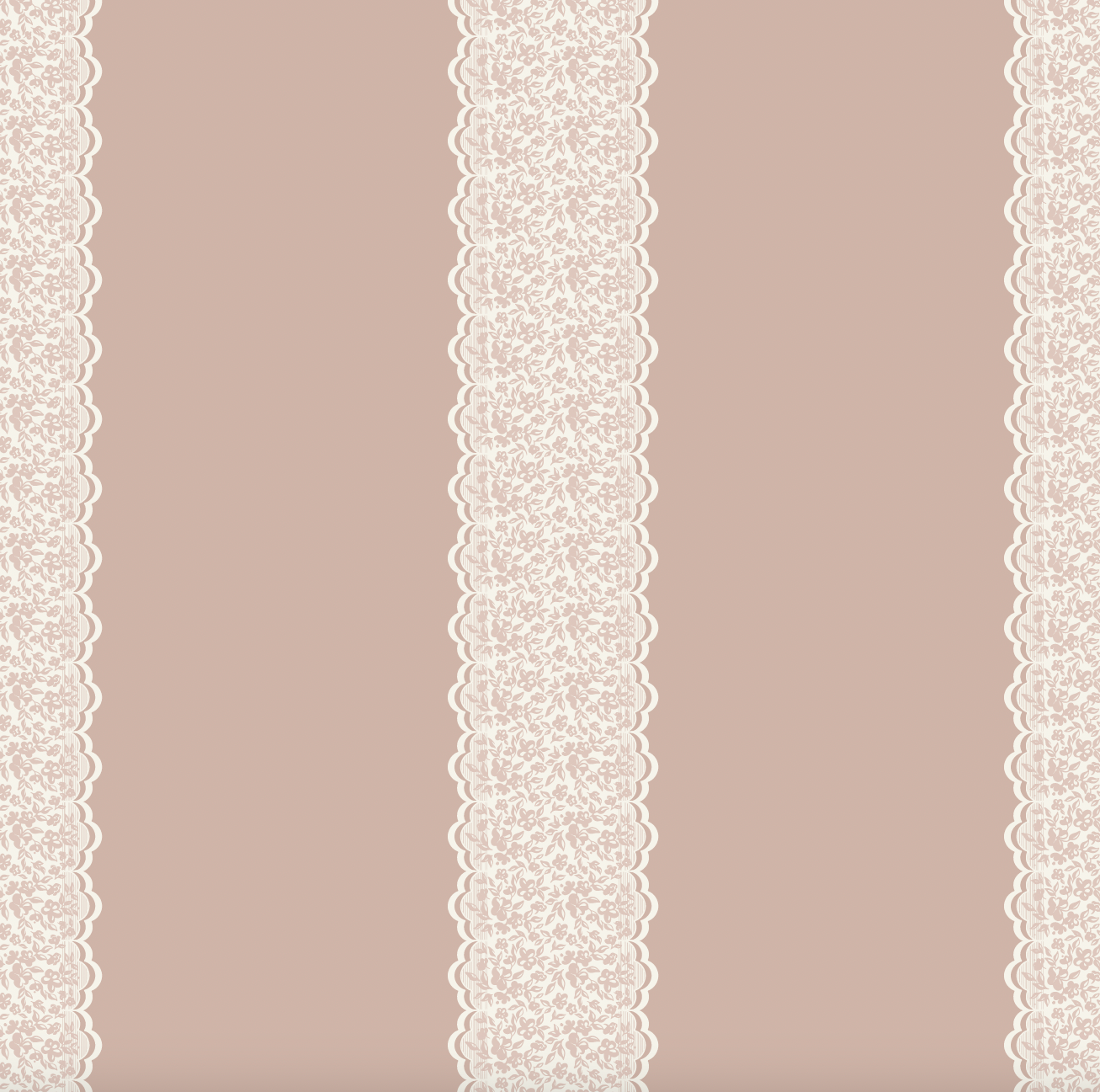 Clara Floral Removable Wallpaper - Vintage Shabby-Chic