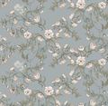 Lettie Floral Removable Wallpaper in Sage-Green & Blush-Pink