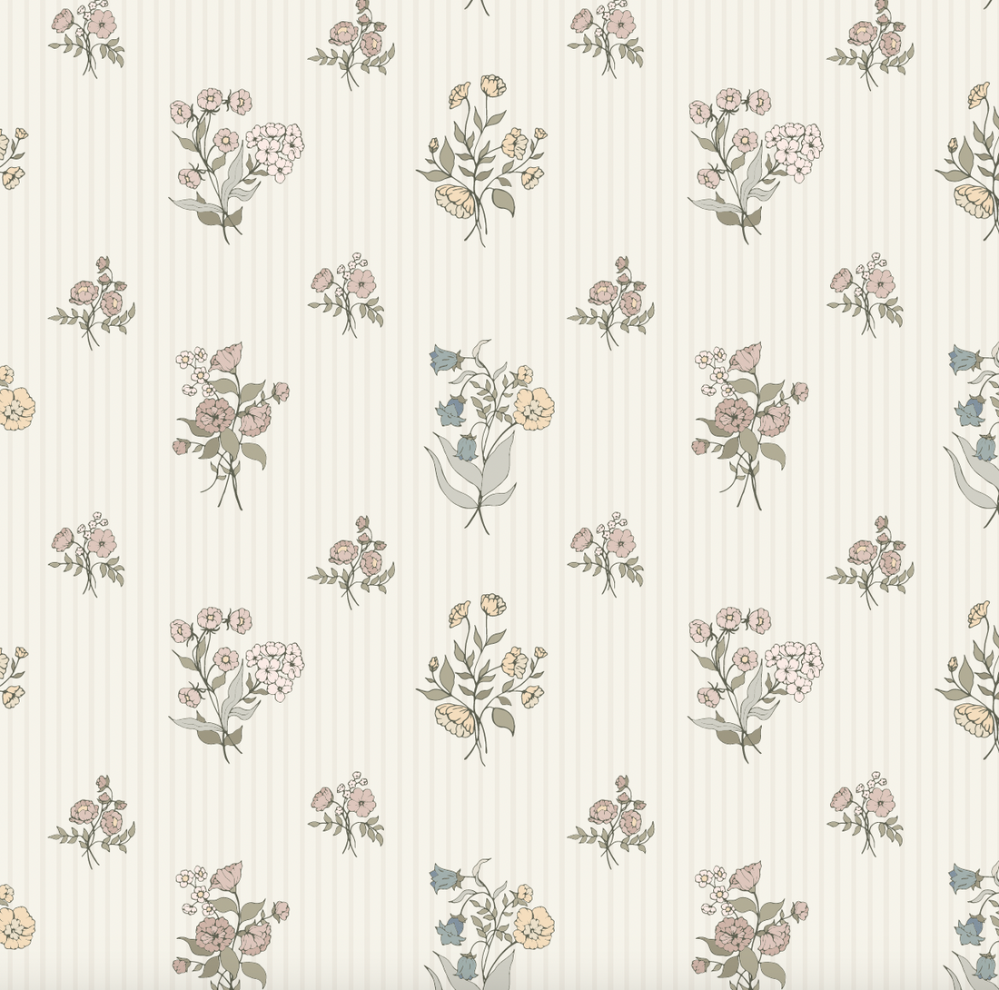 Cosie Floral Wallpaper: Vintage-Inspired Cottagecore Decor