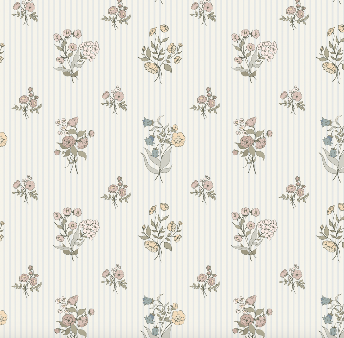 Cosie Floral Wallpaper: Vintage-Inspired Cottagecore Decor