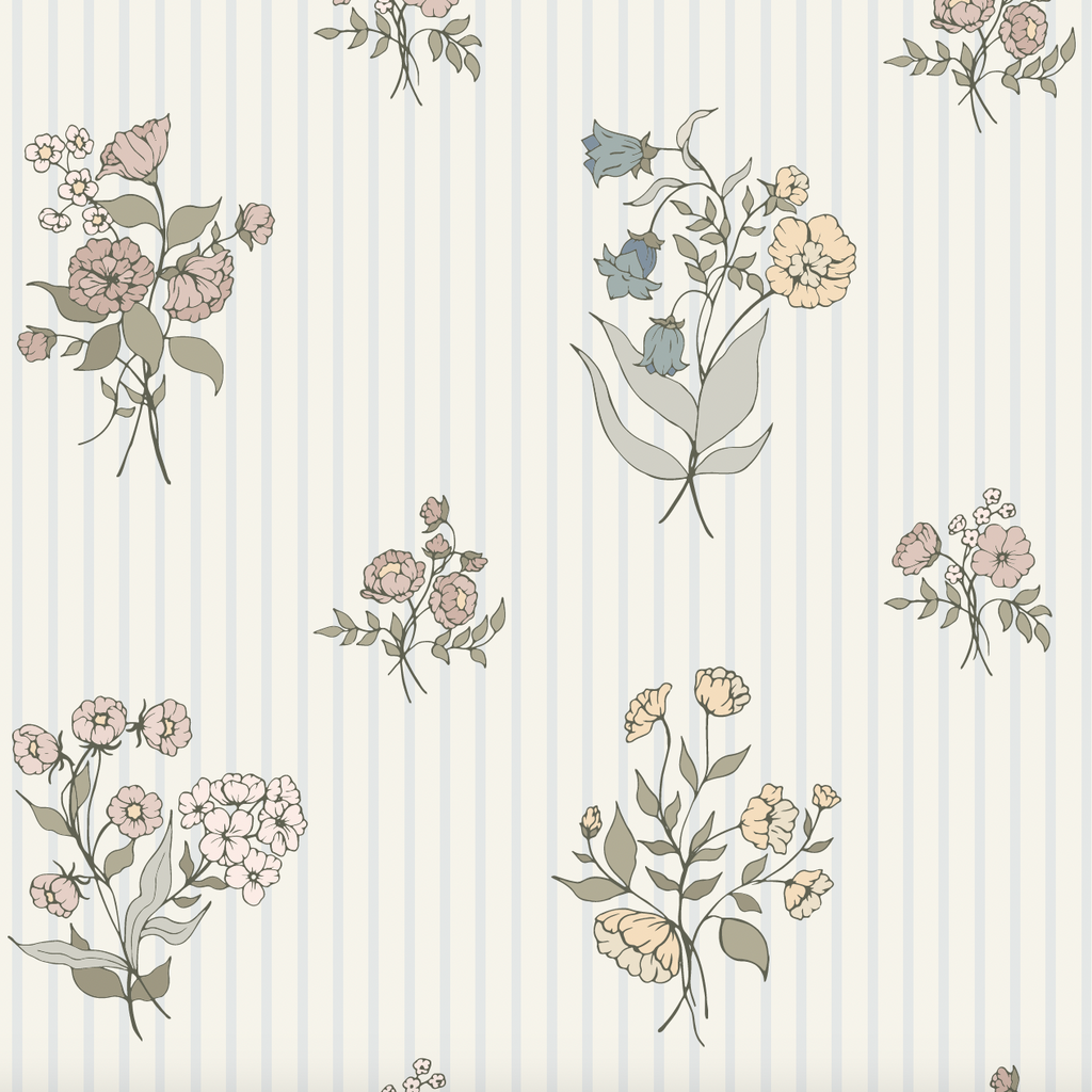 Cosie Floral Wallpaper: Vintage-Inspired Cottagecore Decor