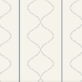 Maeve Geometric Wallpaper - Cream & Grey-Blue Traditional