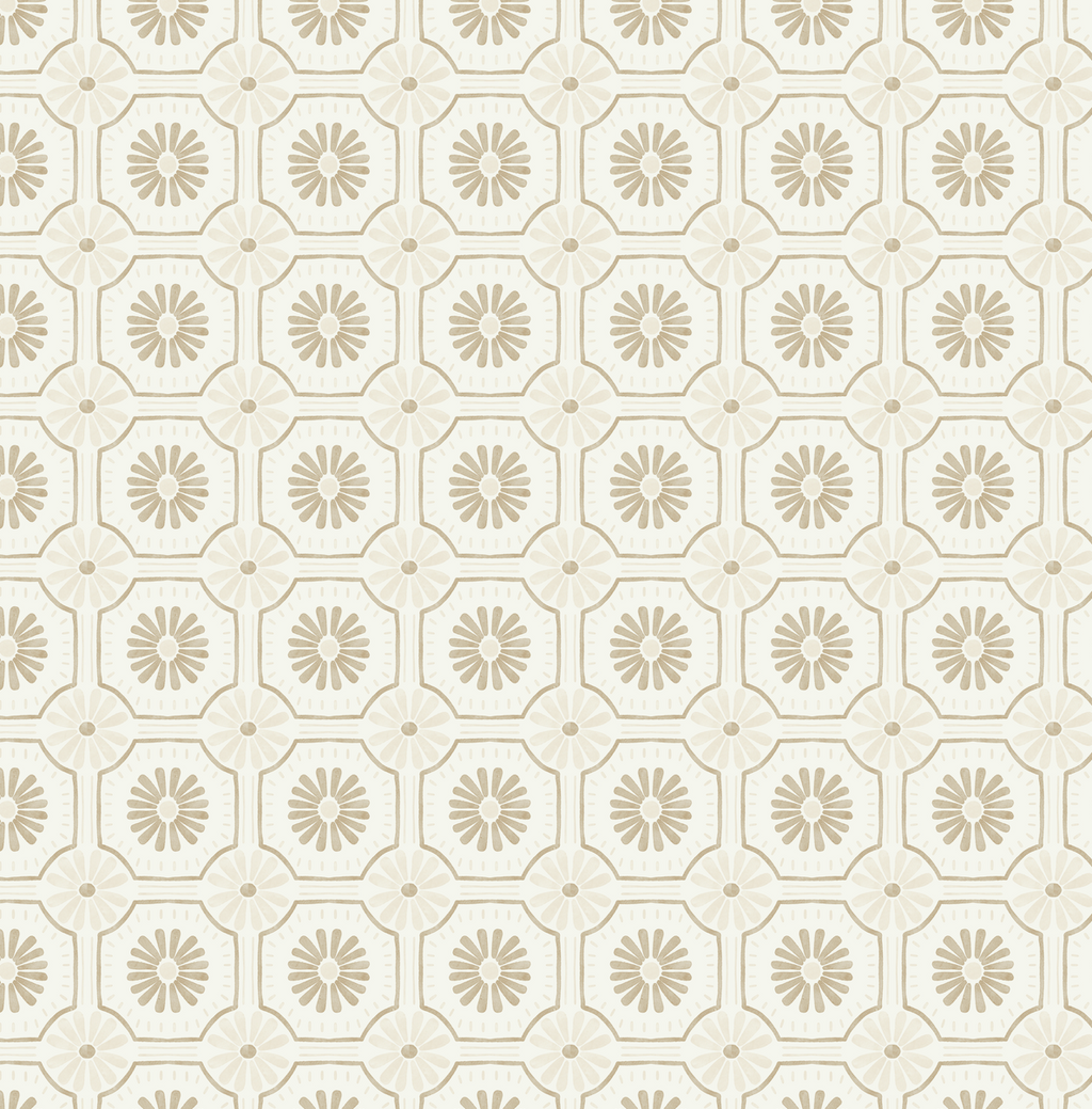 Eliza Geometric Removable Wallpaper for Transitional Decor