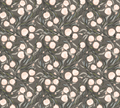 Paige Floral Removable Wallpaper in Peach, Sage-Green and Charcoal