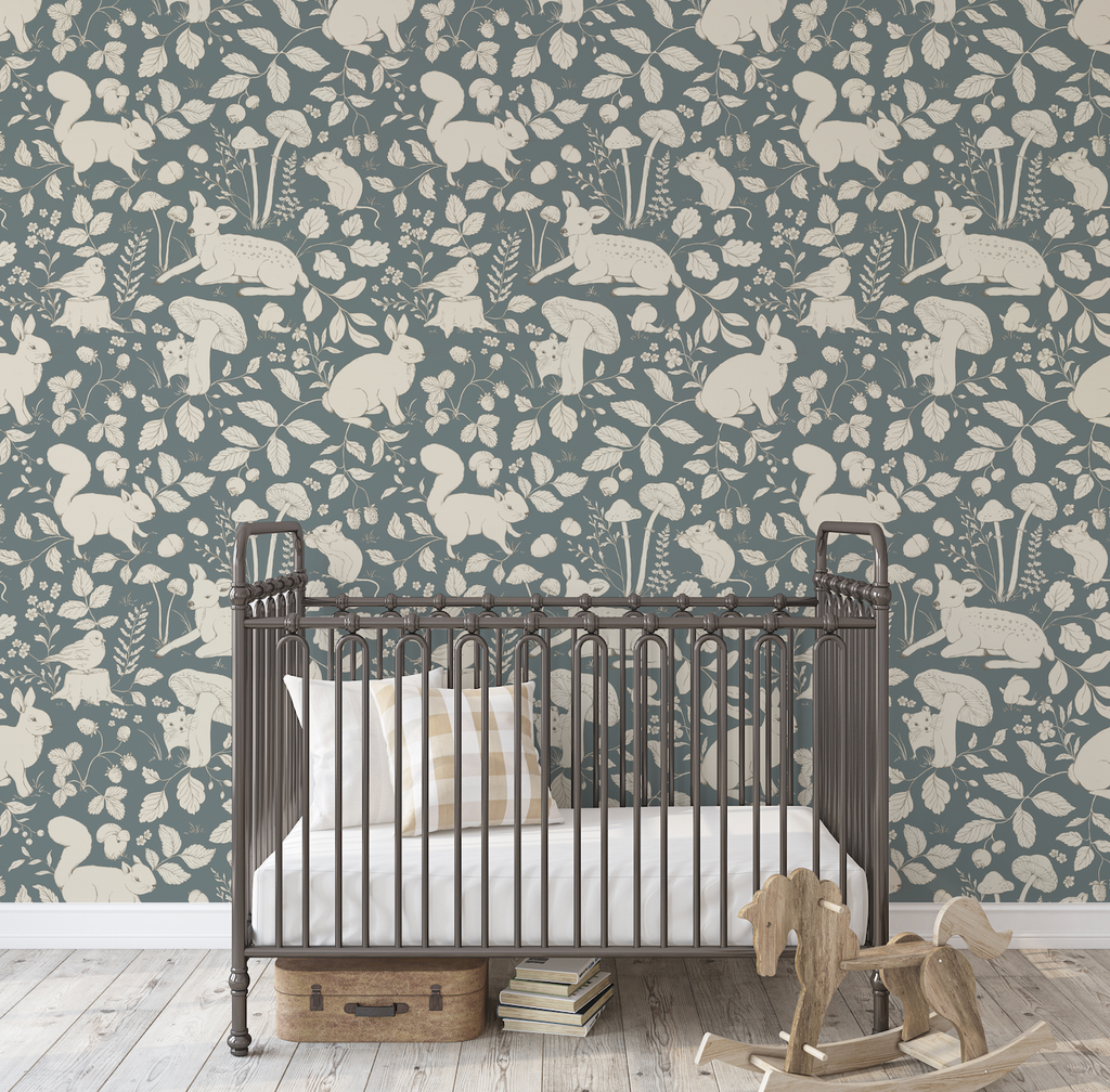 Finch Peel and Stick Removable Wallpaper by Daphne and Sage