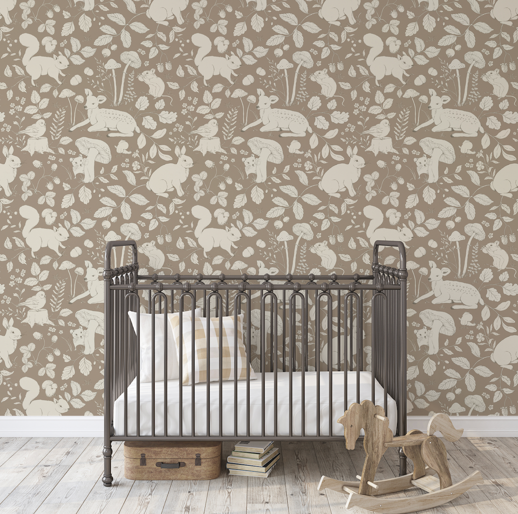 Finch Peel and Stick Removable Wallpaper by Daphne and Sage