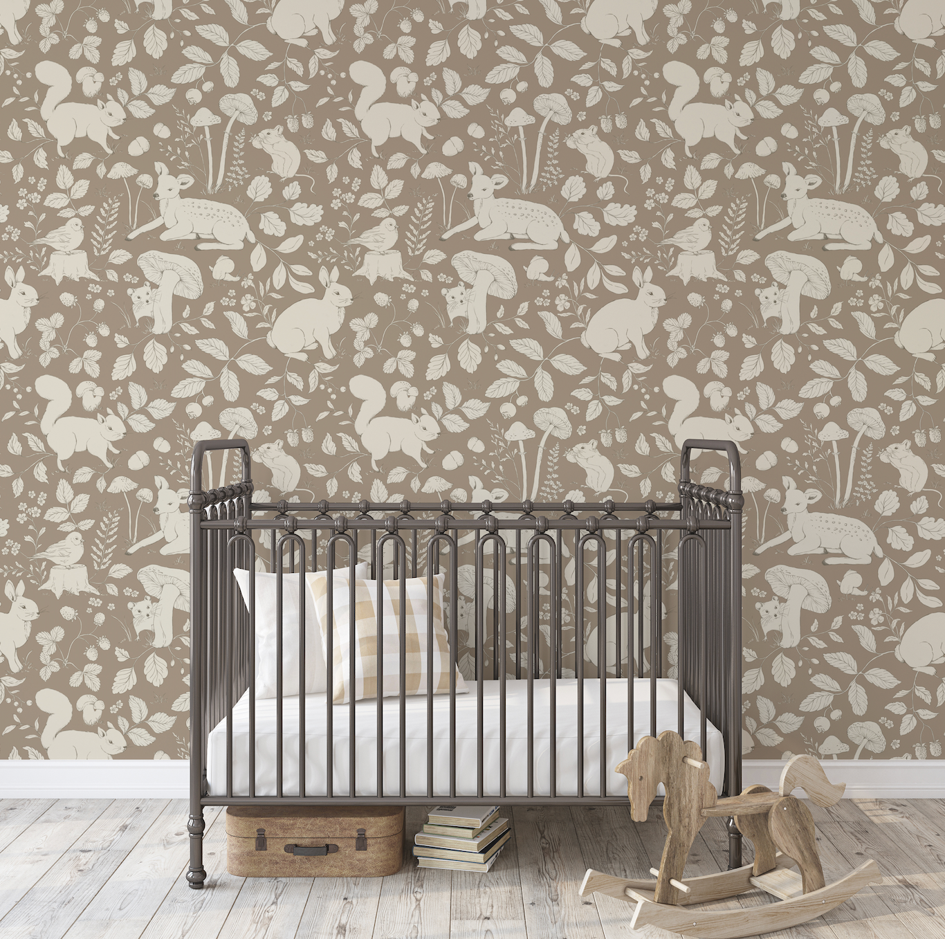 Finch Peel and Stick Removable Wallpaper by Daphne and Sage