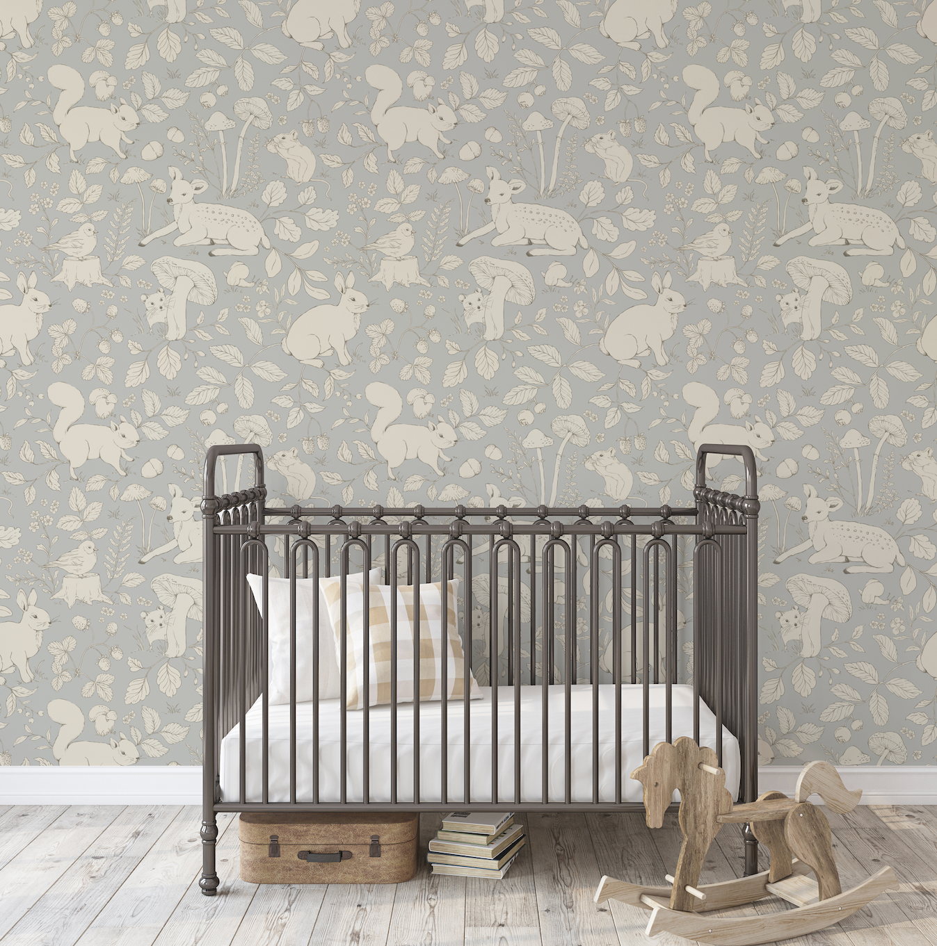 Finch Peel and Stick Removable Wallpaper by Daphne and Sage