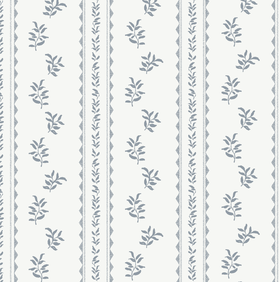 Colleen Geometric Removable Wallpaper in Cream and Grey-Blue