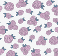 Halsey Floral Removable Wallpaper in Blue, Off-White, and Pale-Green