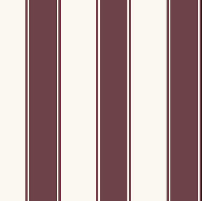 Andy Striped Removable Wallpaper in Blue, White, Pink and Cream