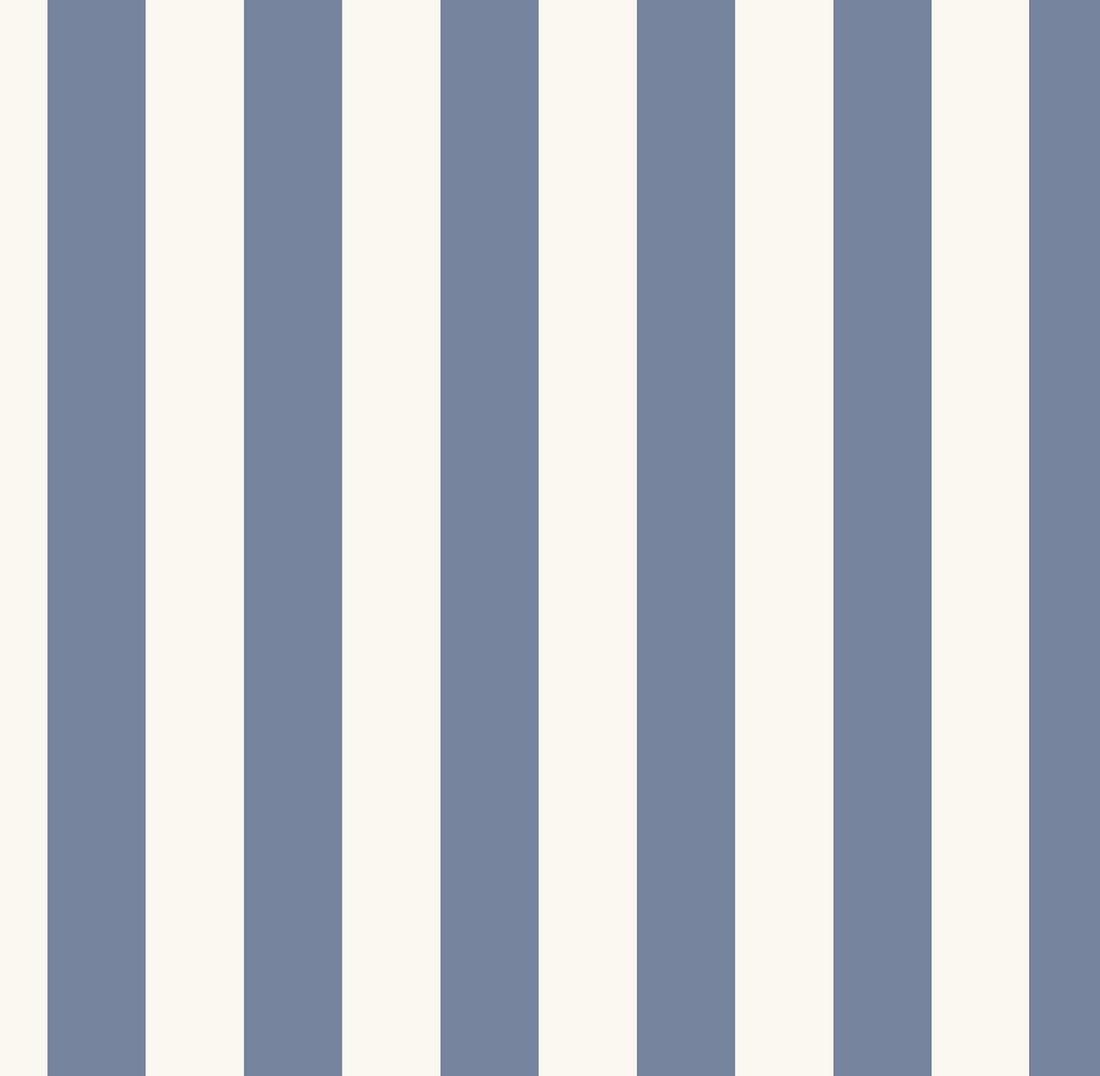 Atlas Striped Removable Wallpaper in Beige and White