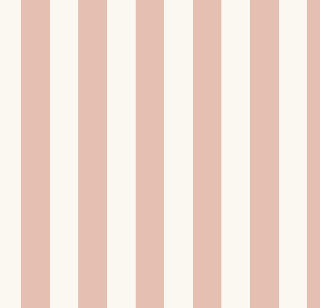 Atlas Striped Removable Wallpaper in Beige and White
