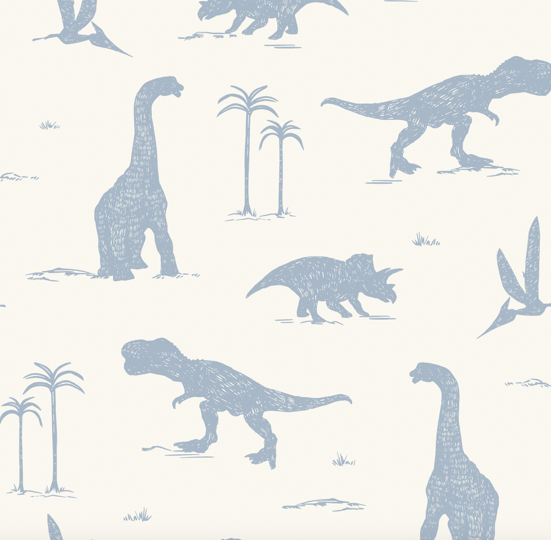 Arlo Whimsical Wallpaper in Sage-Green and Off-White