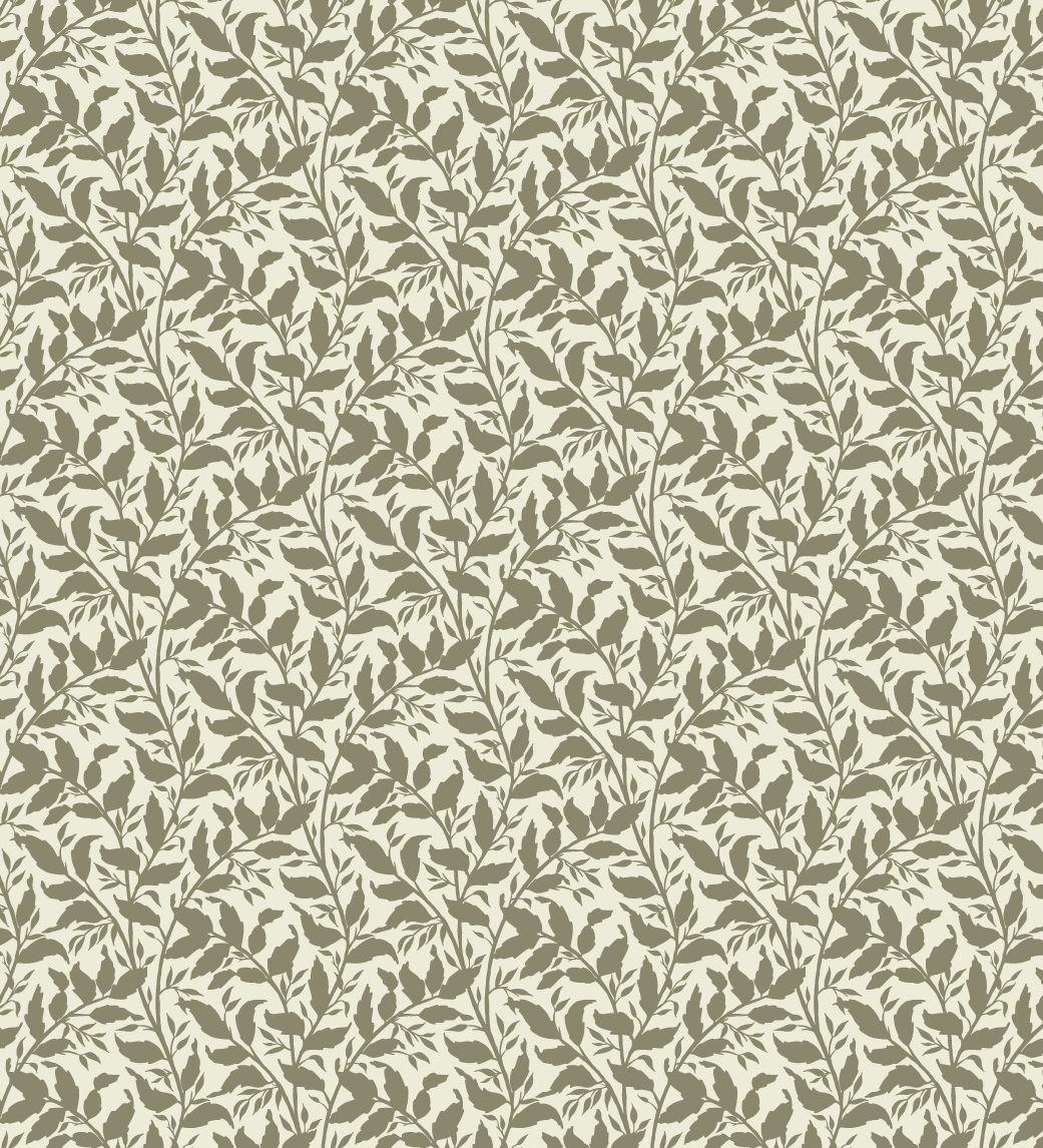 Jess Sage Green and Cream Botanical Floral Removable Wallpaper