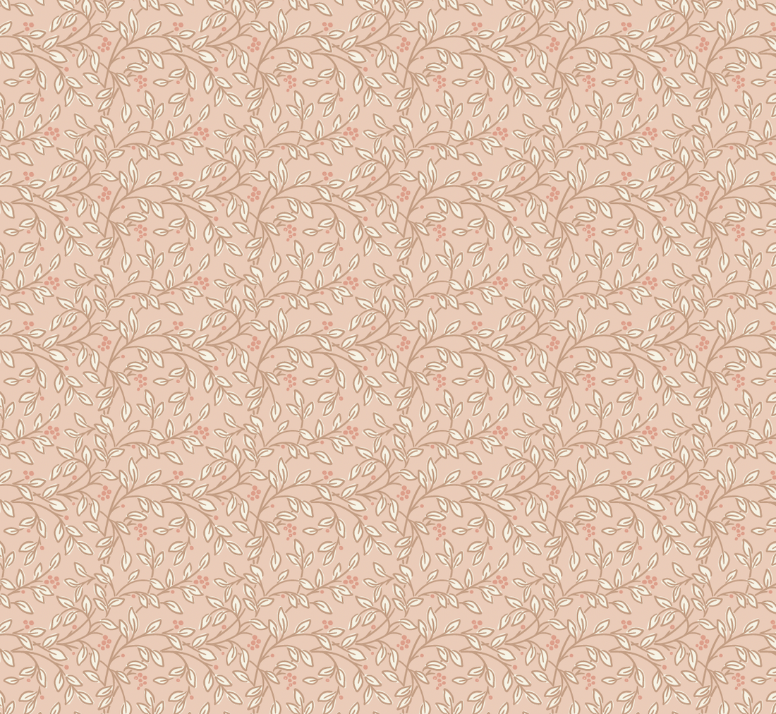 Peyton Floral Wallpaper in Light-Blue and White