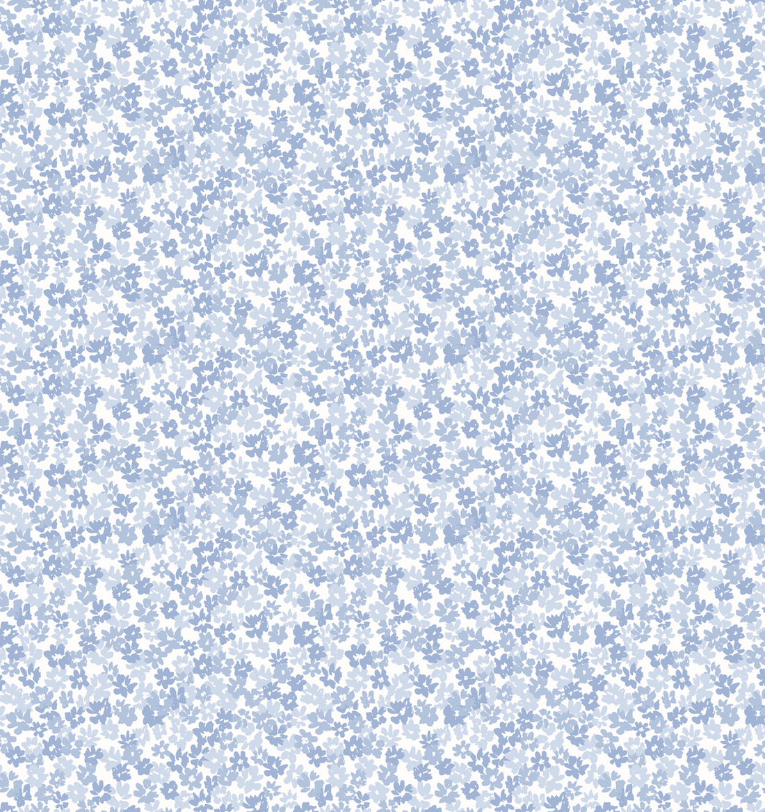 Blythe Floral Wallpaper in Blue, White and Green