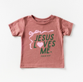 Unisex children's soft cotton Jesus Loves Me t-shirt