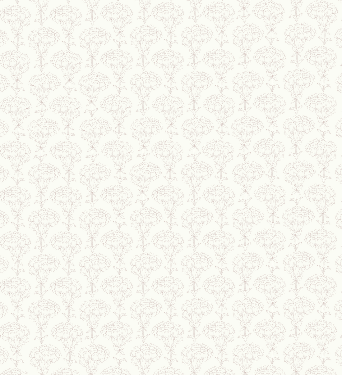 Calista Sage Green and Off-White Floral Removable Wallpaper