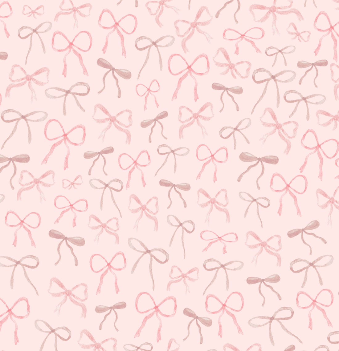 Persephone Whimsical Romantic Wallpaper in Pink and White