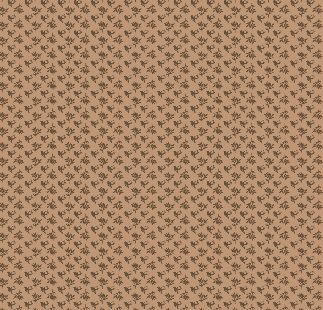 Scout Wallpaper in Brown and Dark Brown Traditional Style