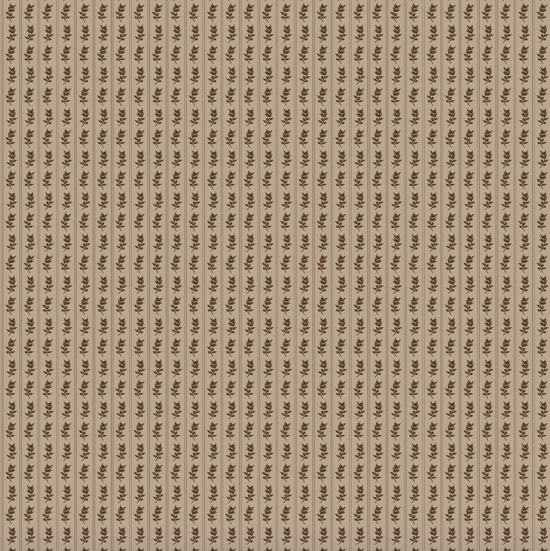 Poet Traditional Removable Wallpaper - Beige & Taupe