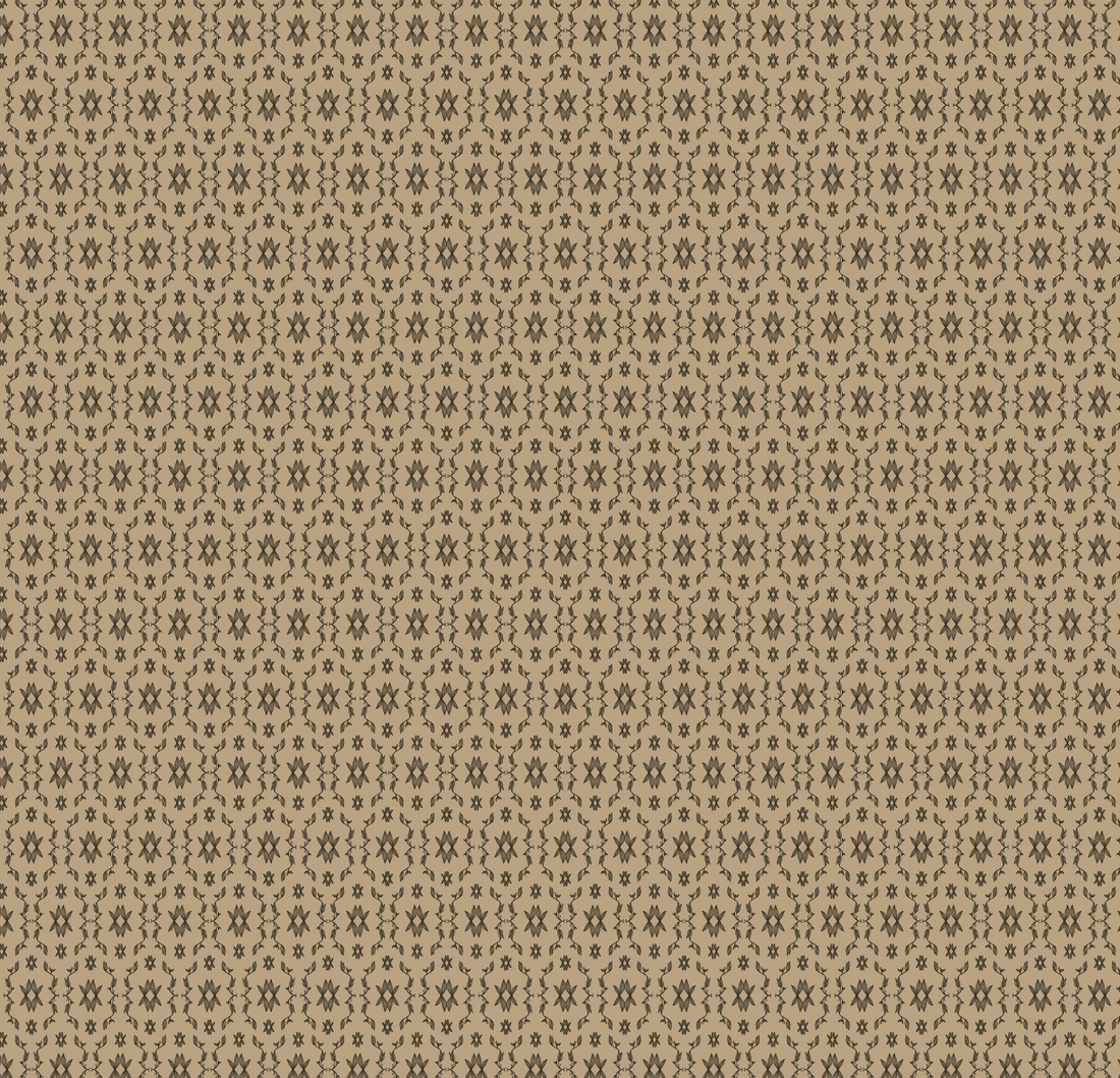 Zara Tan and Brown Geometric Bohemian Wallpaper