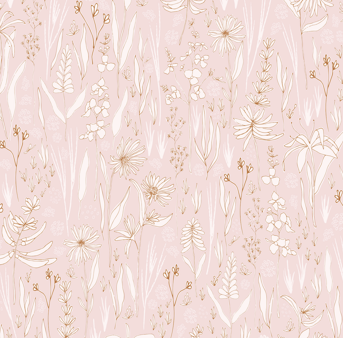 Rey Bohemian Floral Removable Wallpaper for Modern Farmhouse