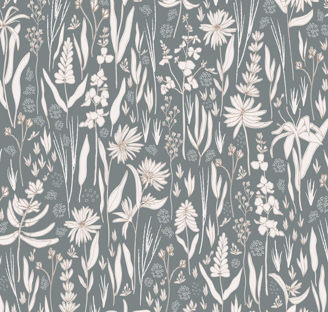 Rey Bohemian Floral Removable Wallpaper for Modern Farmhouse