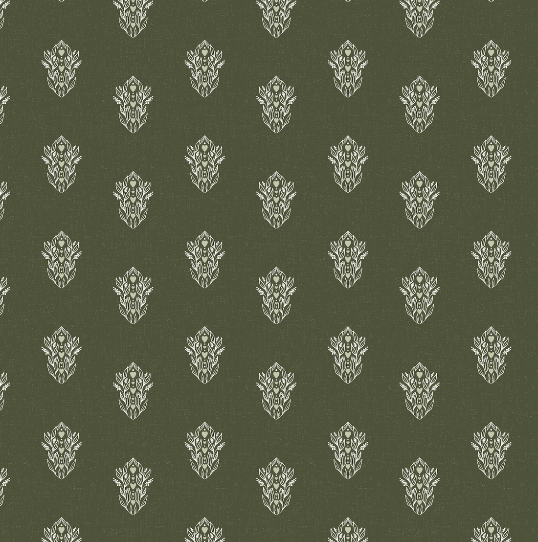 Leonore Minimalist Wallpaper - Green, Grey & White Scandinavian
