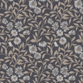 Adrian Floral Wallpaper - Sage Green, Cream & Muted Orange