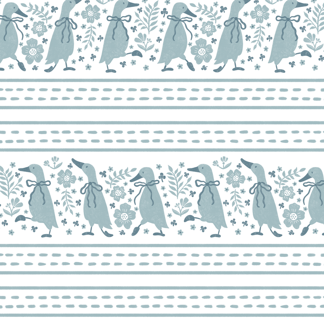 Gabby Whimsical Scandi-Nursery Wallpaper in Beige and Green